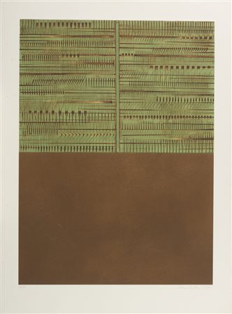 POMODORO ARNALDO (n. 1926) - Immagine con risvolto.