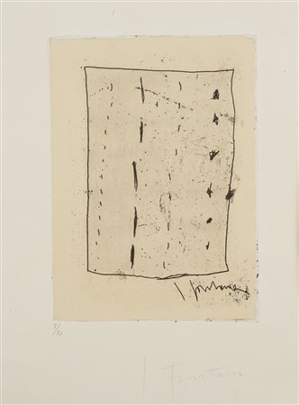 FONTANA LUCIO (1899 - 1968) - Concetto spaziale, Le Pagine.