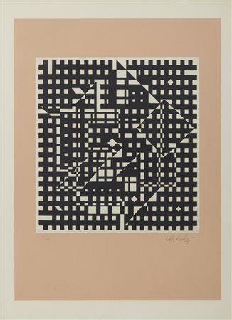 VASARELY VICTOR (1906 - 1997) - Senza titolo.