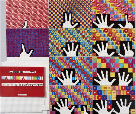 BOETTI ALIGHIERO (1940 - 1994) - Da uno a dieci.