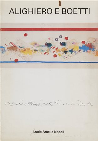 BOETTI ALIGHIERO (1940 - 1994) - Editoriale ‘Napoli e dintorni – informatore d’arte’, febbraio 1990, n. 19.