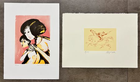 AUTORI VARI (SASSU, BRINDISI) - Lotto unico composto da 2 opere: