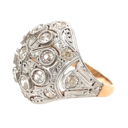 ANELLO IN ORO BIANCO CON DIAMANTI 5.17 GR - RNG126