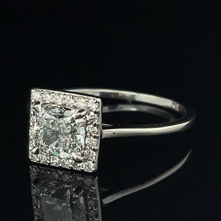 ANELLO IN ORO BIANCO 1.58 GR CON DIAMANTI PER 1.00 CARATI - RNG21202