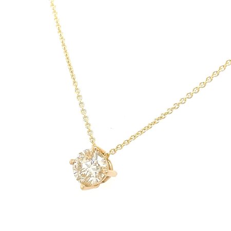 GIROCOLLO IN ORO GIALLO 2.47 GR CON DIAMANTI PER 1.02 CARATI - PND20406