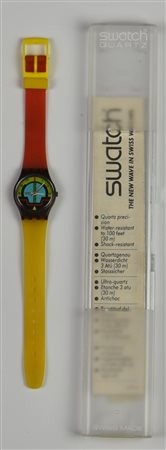 SWATCH JOURNEY TO SAMOA, 1987 mod. BLUE HORIZON, cod. LF100 Completo di...