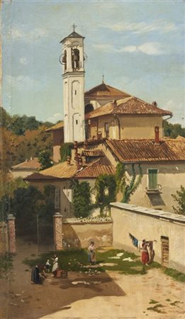 Giovan Battista Ferrari (Attribuito)

"San Rocco Chiesa Vecchia" 
olio su tela (