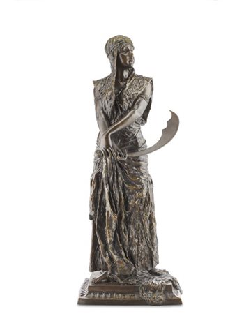 Emmanuel Villanis Emmanuel Villanis"Judith" 
scultura in bronzo (h cm 130)
titol