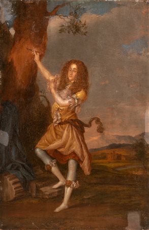 Ritratto allegorico di gentiluomo   Pittore francese della seconda metà del XVIII secolo