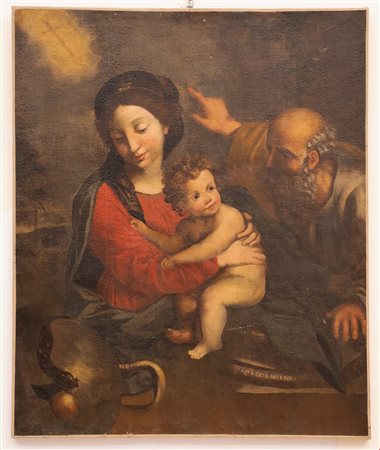 Sacra famiglia   Simone Cantarini (attribuito a)