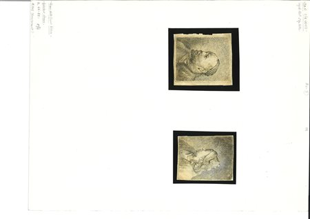 Lotto di due incisioni   Jan Lievens