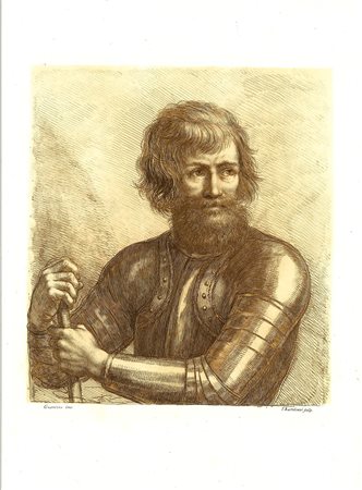 Guerriero in armatura   Francesco Bartolozzi