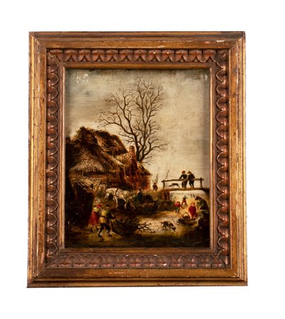 Attività contadine davanti alla Landhaus   Jan Brueghel il Vecchio (maniera di)