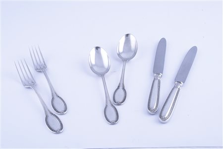 Servizio stile impero in argento 800/000 con punzone 29 PD Rino Greggio   