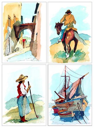 CLAUDIO DA FIRENZE (Domenici) Firenze 1943 Senza titolo Lotto composto da 4...