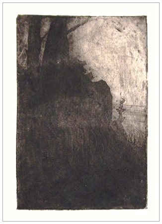 GIOVANNI FATTORI Livorno 1825 - Firenze 1908 Senza titolo Acquaforte su carta...