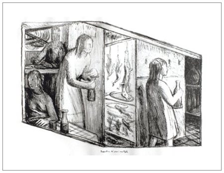 FERRUCCIO FERRAZZI Roma 1891 - Roma 1978 Prospettiva dei piani multipli...