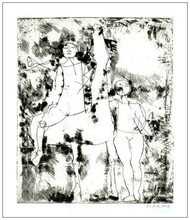 MARINO MARINI Pistoia 1901 - Viareggio 1980 Motivity of the theatre (motività...