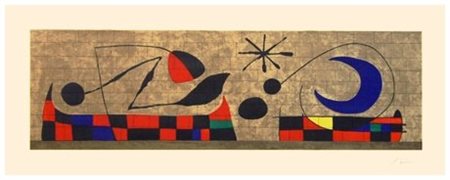 JOAN MIRO' Barcellona 1893 - Palma di Maiorca 1983 Derriere le miroir 1960 c....