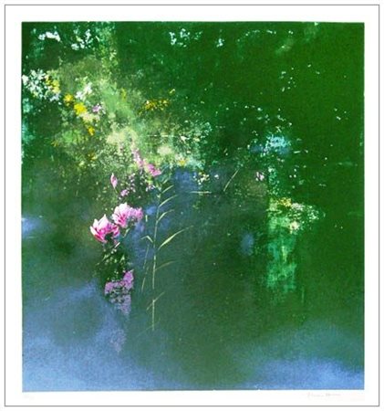 ANTONIO PEDRETTI Gavirate 1950 Senza titolo (Fior di Palude) 1994 Serigrafia...