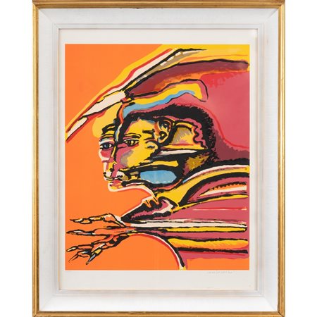 REMO BRINDISI, Figure, Serigrafia a colori