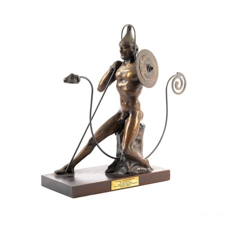 UGO ATTARDI, Il Viaggiatore, Scultura in bronzo