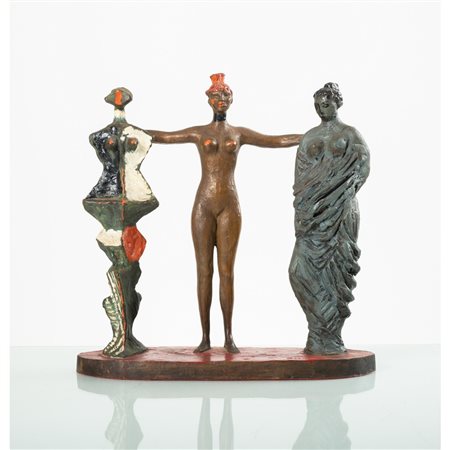 SALVATORE FIUME, Le Grazie, Scultura in bronzo