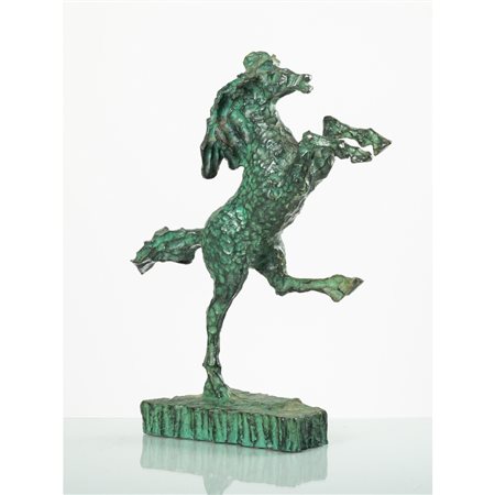 ALIGI SASSU, Jaleo, Scultura in bronzo