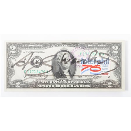 ANDY WARHOL, 2 Dollar (Thomas Jefferson)
