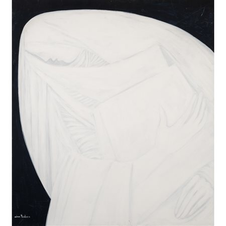 NINO PEDONE, Figura femminile, Olio su tela