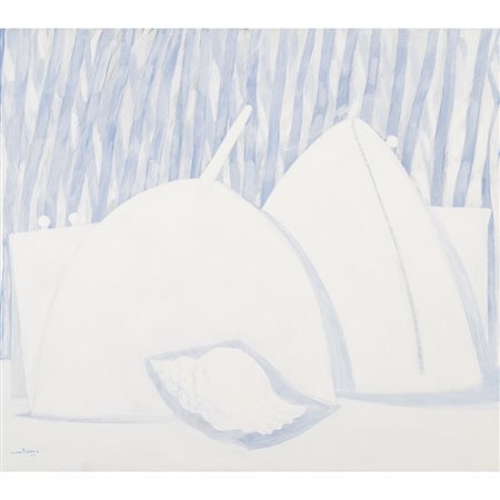 NINO PEDONE, Conchiglia, Olio su tela