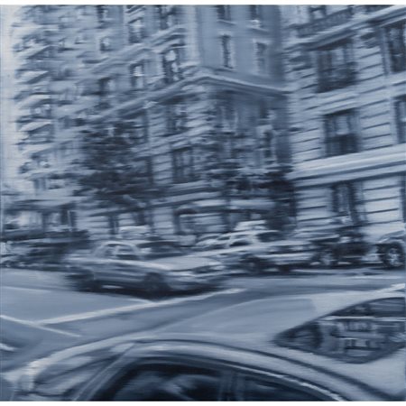 GIANLUCA AIOLO, Taxi, Olio su tela