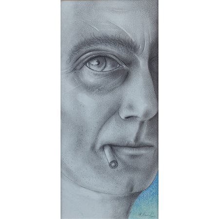 ANNA KENNEL, Il bell'Antonio, Acquarello e grafite su carta