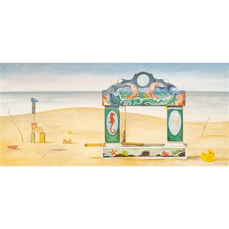 CLAUDIO BONICHI, Il teatro delle sirene, Olio su tela