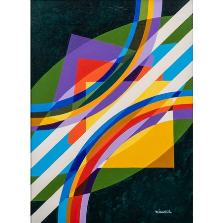 FILIPPO SCIMECA, Il sentiero del giorno, Olio su tela