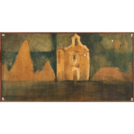 ANGELO NONA, Acitrezza, Olio su masonite