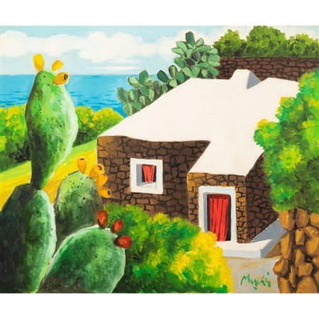 RENZO MESCHIS, Olio su tela