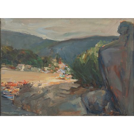 GENNARO CUOCOLO, Olio su tavoletta