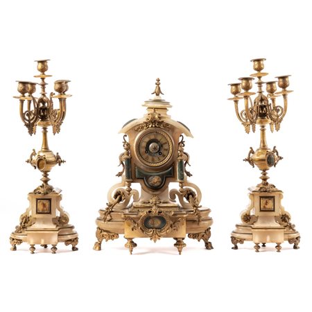 MANIFATTURA FRANCESE DEL XIX SECOLO, Trittico