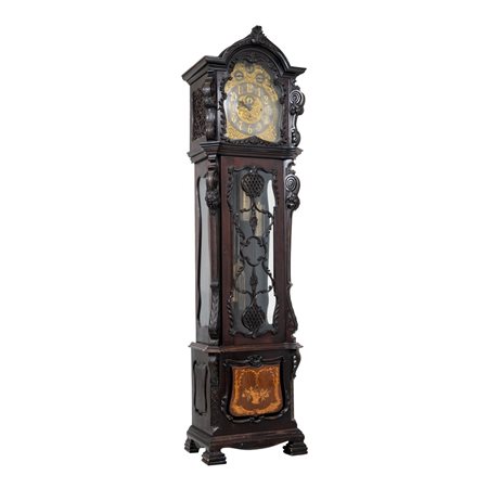 MANIFATTURA INGLESE DEL XIX SECOLO, Pendola da terra