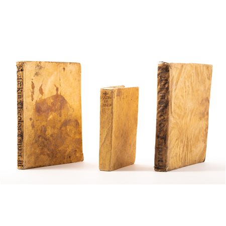 TRE VOLUMI DI TEOLOGIA E RELIGIONE DEL XVII E XVIII SECOLO