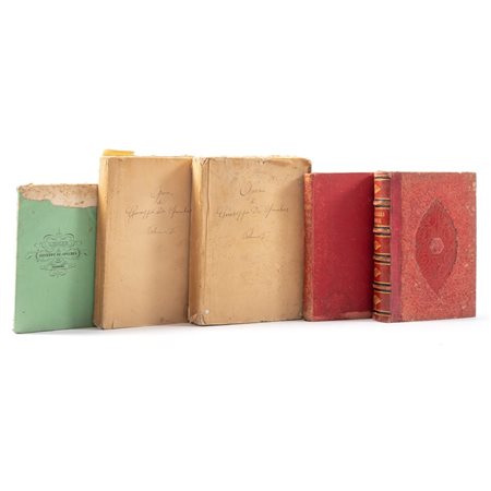 CINQUE VOLUMI DI OPERE di Giuseppe de Spuches