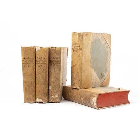 CINQUE VOLUMI DEL XVIII SECOLO