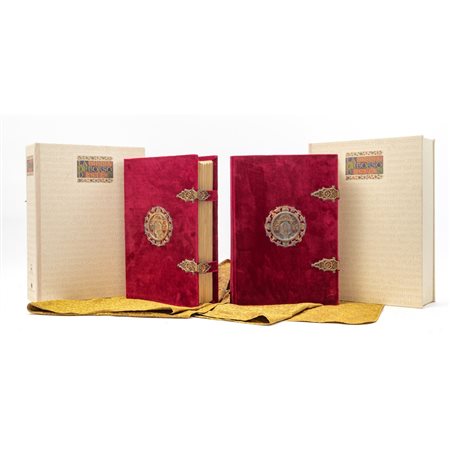 QUATTRO VOLUMI  LA BIBBIA DI BORSO D’ESTE