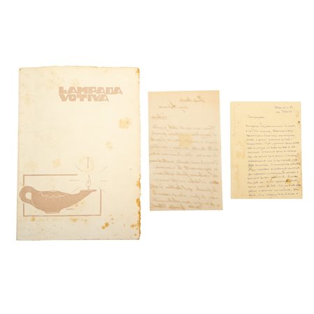 LETTERA, CARTOLINA E OPUSCOLO