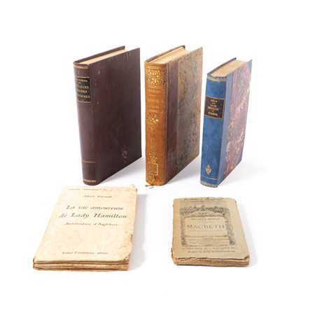 CINQUE VOLUMI DI LETTERATURA IN LINGUA FRANCESE