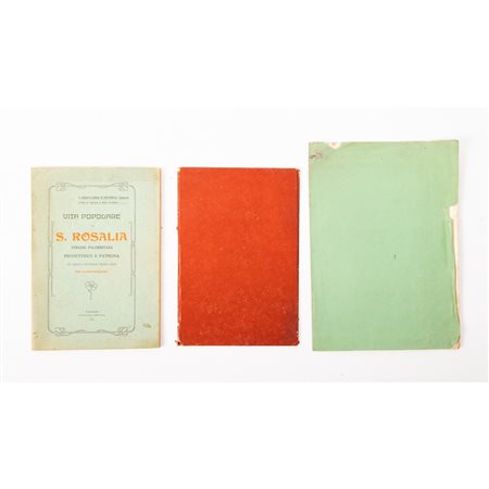TRE OPUSCOLETTI DEL XIX E XX SECOLO SU SANTA ROSALIA