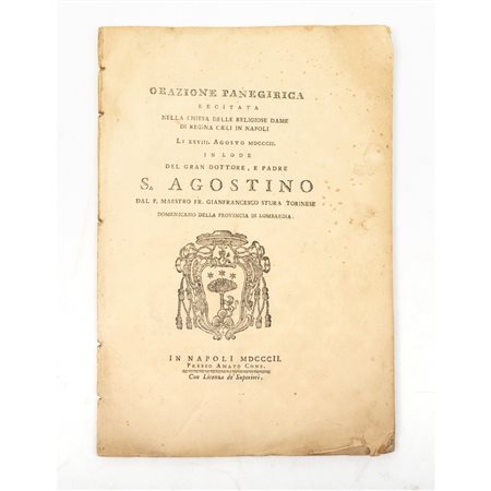 ORAZIONE PANEGIRICA in lode di S. Agostino