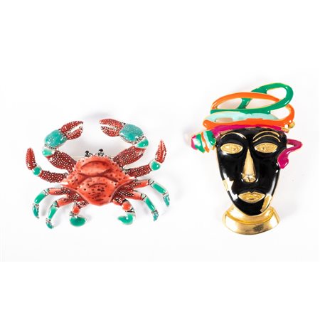 LUCIANO SOPRANI SPILLA E SPILLA VINTAGE