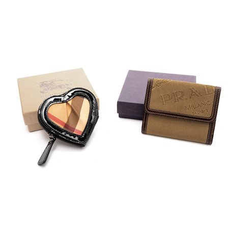 PRADA E BURBERRY'S DUE PORTAMONETE